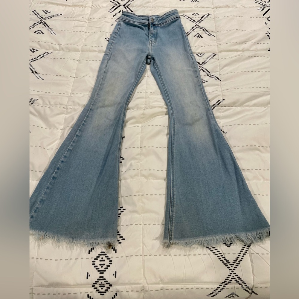 KanCan signature high rise slim fit flare